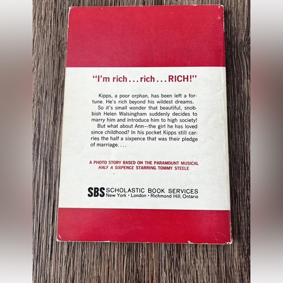 VINTAGE 1968: Half a Sixpence Starring Tommy Steel 1968, Paperback - FIRST PRINT - Picture 2 of 7